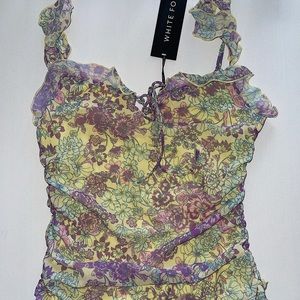 White Fox Vacay Nights mini dress